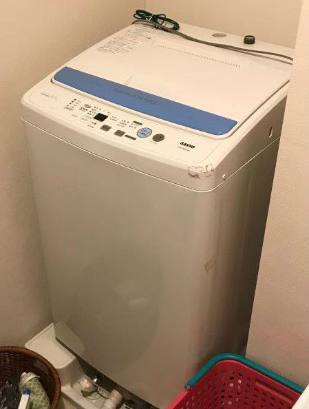 サンヨー製の洗濯機