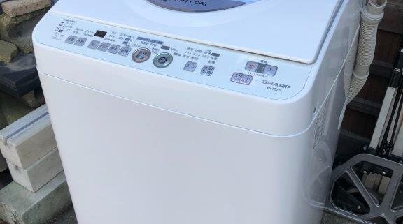 シャープ製の洗濯機