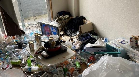 ゴミ屋敷の片付け前