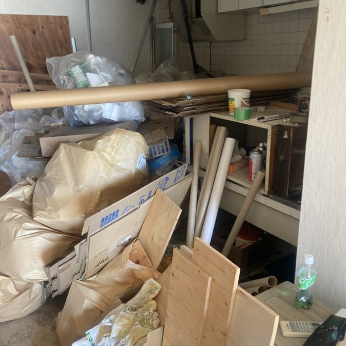 ゴミ屋敷化した部屋